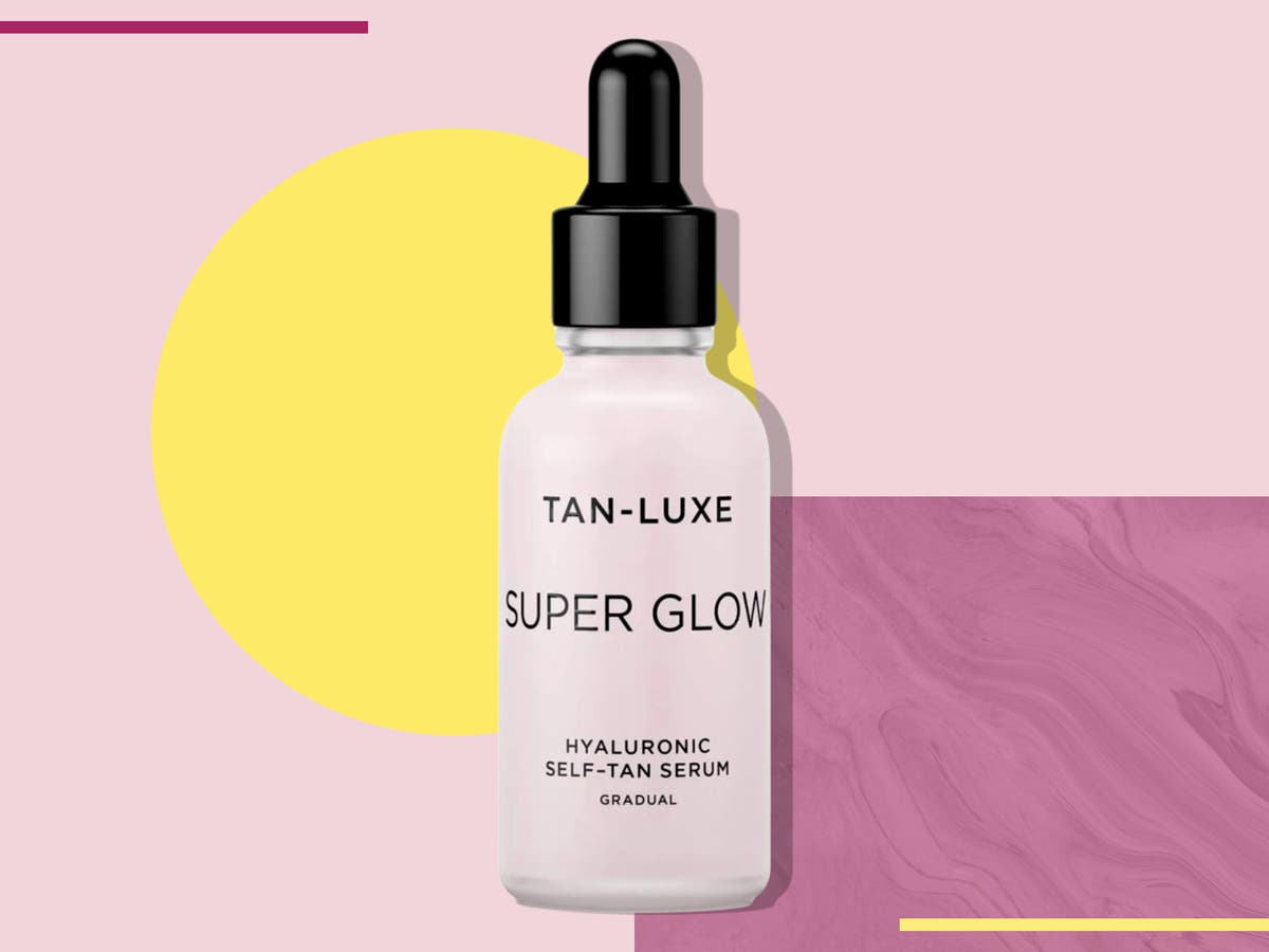 TanLuxe’s super glow selftan serum is our favourite face tanner of